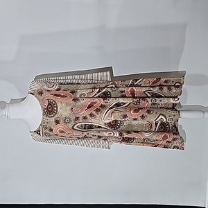 Paisley Grace Dress Paisley and striped Sleeves Size S